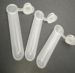 7ml 15ml実験室の材料の遠心管のプラスチックEPテストチューブラウンドボトムバイアルラボ用品サンプルコンテナNo Scale 1500pcs