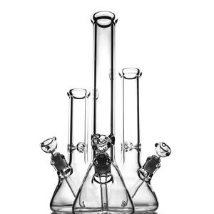 18" 9mm Smoking water bongs tall pipe Beaker With Elephant Joint Super Heavy Glass Bong