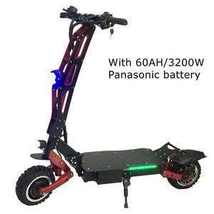 Super Powerful Electrique Dirt Bike Trottinette 3200W Folding Electric Scooter Great performance foldable dual motor off scooter up to 180KM