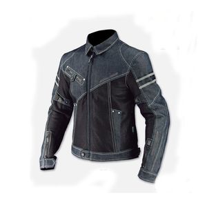 Giacche da moto da uomo in sella a motocross giacca da corsa enduro giacca da moto protezione antivento antifreddo per abbigliamento da moto JK006