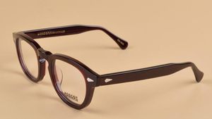 Оптово-новый дизайн бренда дизайнерские очки рамы лемтош очки рамка Джонни деппрессии круглые мужчины опционально Myopia 1915