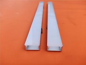 Frete grátis novo design de venda quente 2m / pcs canal de alumínio 50m / lot com cobertura para tiras de LED, luz bar levou, levou luz linear