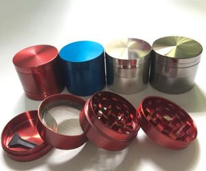 40mm 4 Parti Zinco Herb Metal Grinders Tabacco Grinder Mini Hand Muller Crusher Fumo Herb Grinder Accessori Strumenti