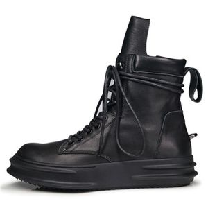 أحذية الرجال أحذية الشتاء الدافئ أفخم العسكرية أحذية الارتفاع زيادة في جلود الرجال الأصلي أحذية P20D50