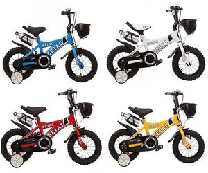 熱い販売16インチ子供の自転車キッズバイクの子供の誕生日プレゼント無料補助安全ホイールフィット4~8歳の子供