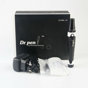 Dr.Pen A7 Derma Caneta Microneedle Agulhas ajustáveis ​​Comprimentos 0.5mm-2.5mm Elétrico Dermastamp Auto Micro Agulha Dermapen