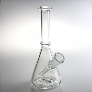 6 tum 14 mm kvinnliga glas vatten bongs rak vattenpipa mini oljeriggar dab återvinn bägare bong tjock rigg för rökning