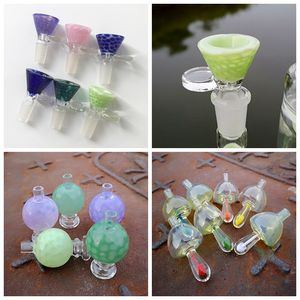 Hot Heady Glass Carb Cap 14mm Maschio Joint Heady Glass Bowl Bubble Carb Caps Dab Tool Accessori per fumatori per Banger al quarzo