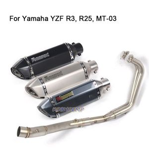 Komplettes Motorrad-Auspuffrohr für Yamaha YZF R3 R25 MT03 YZFR3 MT-03