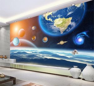 Papel de Parede 3D Decoração Da Casa Custom10m HD Sete Estrelas Lianzhu Estrela Céu Cósmica Espaço Sonho Parede Decorativa Papel De Parede