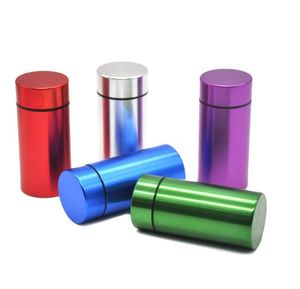 Venta directa de fabricantes de cajas de almacenamiento grandes de aleación de aluminio de metal práctico de alta calidad, botellas de almacenamiento, accesorios para humo al por mayor