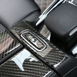 Автоцентр консоли подлокотника Box Переключатель украшения Крышки наклейки уравновешивания углеродного волокна для Mercedes Benz B Class W247 GLb 2020