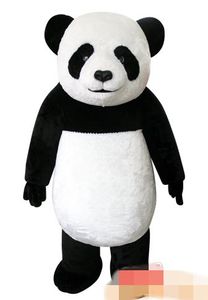 Il costume della mascotte del sig. panda personalizzato spedizione gratuita