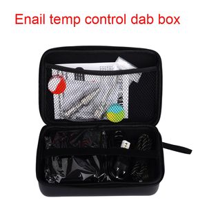 ENail Kit Digital PID Electronic DNails Dab Tool with Titanium Nail Domeless For WAX Vaporizer dry herb Vapor pen water pipe Glass bong