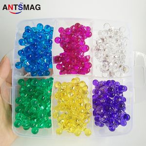 180 pcs pino de empurrão magnético, ímãs de penhor de skittle, perfeito para casa de beleza, escritório, frigorífico escolar frigorífico frito grátis