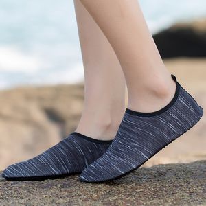 Heißer Verkauf - Damen Herren Sommer Outdoor Strandschuhe Slip On Barfuß Hautsocken Schnell trocknende Sneaker Schuhe Schwimmbad Wasser Wohnungen