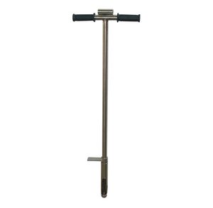 kick stool Superior quality 40" Soil Probe Sampler with Sample Ejector 304 Stainless Steel Gator Probe Step Tube & Foot pedal