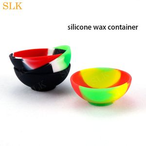 Non Stick Silicone Pinch Bowl Wax Container för Slick Butane Oil Concentrate Wax Jar Sugar Bowl Small Containers Rökningstillbehör