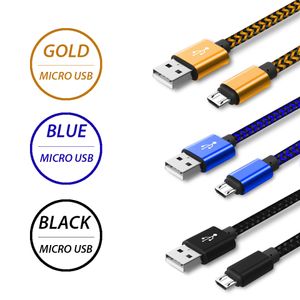Micro USB Cabel Cable Mobil mobiltelefon Laddare med kabel för RedMi 5 Plus / Not 4x 1/2/3 meter 3m / 2m EU Laddningsadapter