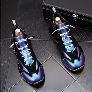 New British Designer Men's Fashion Casual Shoes High Top Sneaker Spring Men Shoes High Quality Non-slip Walking Shoe Y273