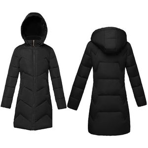 Autumn Winter Jacket för kvinnor 2020 New Parkas Women Plus Size 5xl 6xl 7xl Down Parkas Hooded Coat Female Jacket Långt ytterkläder
