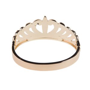 Partihandel-Fashion Ins Luxury Designer Vacker diamantkristall Gullig krona Vintage Bangle Armband för kvinna