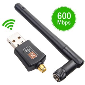 윈도우 맥 데스크탑 / 노트북 소매 600 MBS 5Ghz의 2.4 기가 헤르츠 고출력 USB 어댑터 와이파이 USB 듀얼 밴드 RTL8811AU 와이파이 안테나 동글 LAN 어댑터