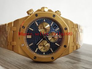 Herren-VK-Quarz-Luxusuhr 26331ba.oo.1220ba. 01-Serie.3 A-Qualität.Eichenserie, Zifferblatt 42 mm.VK-Quarzzeitmessung, 18-karätiger Gold-Sportchronograph