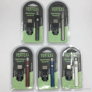Vertex Preheat Battery 350mAh Variable Voltage 50 Thread Vape Pen Battery With USB Charger Fit for CE3 G2 Vaporizer Cartridges High Quality