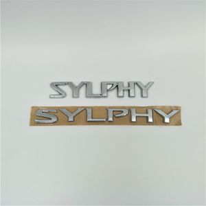 För Nissan Sylphy Emblems bakre stam svans logotyp bokstäver bilklistermärken279c
