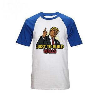I play just to build the walls T-shirts Victory Royale tshirt Funny President Trump Tees Battle Royale t shirt cotton Polo