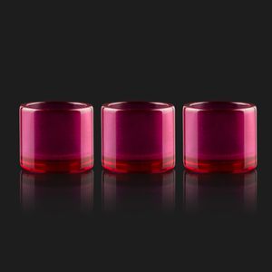 Hookahs 100% Ruby Insert Thick Banger replacement bowls for 10mm 14mm 18mm quartz nail Domeless Hookahs Glass Bong