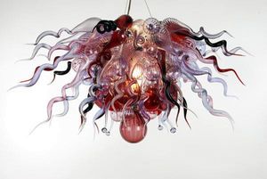 100 ٪ مصابيح قلادة في مهب الفم ce ul borosilicate murano على غرار الزجاج dale chihuly Art Drop Pendant السقف العربي Light Office Holl Lighting