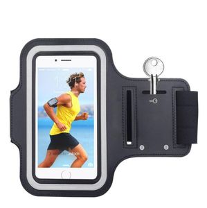 Waterproof Gym Sports Running Armband for iPhone 6s 7 8 Plus Phone Case Cover Holder Armband Case for iPhone Samsung Huawei Retai9003668