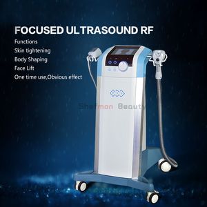 Gorąca Sprzedaż Skupiona RF Ultrasound Odchudzanie Maszyna do podnoszenia twarzy Kształtowanie Korpusu Cellulit Reduction Wrinkle Salon usuwania