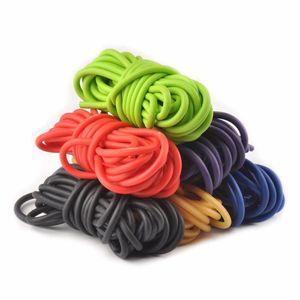 Wholesale latex tube slingshot for sale - Group buy 4 mm M Outdoor Natural Latex Rubber Tube Stretch Elastic Slingshot Replacement Band Catapults Sling Rubber