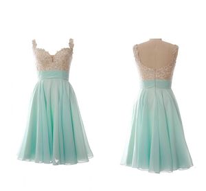 2022 Mini Zielony Krótki Prom Dresses Aplikacje Koraliki Cekiny Sweetheart Party Dress Girls Specjalne okazje Koktajl Homecoming Sukienki Tanie