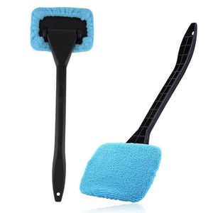 39cm Window Cleaner Brush Kit Car Window Windshield Cleaning Wash Tool Inside Interior Auto Glass Wiper With Long Handle