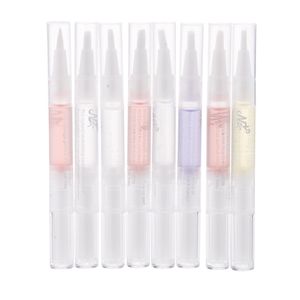 8pcs Nail Nutrition Óleo de caneta Tratamento de unhas Cutícula Revitalizador Óleo Evite o esmalte de agnail Nourish Skin Skin Diferentes sabores