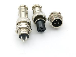 20set 3-Pin XLR 12mm Audio Cable Connector adapter Chassis Mount