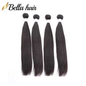 Mongolian Straight Human Weft Extensions 4pcs/lot Remy Virgin Hair Bundles