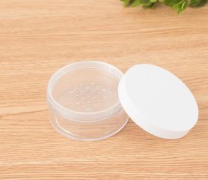 50g Empty Refillable Cosmetic Jar Pot Loose Face Powder Sifter Case Powder Box Empty Cosmetic Container Travel SN837