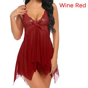 Lace Nightgown Mulheres Sleepwear Pijamas Verão Negligee Babydoll Nightwear Sexy Lingerie Bathrobe Feminino Camisola Casa Roupas