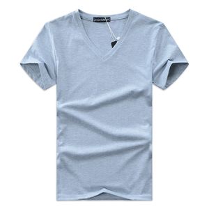 Summer T Shirts For Men Tops T Shirt Mens kläder Kort ärm T-shirt Men Teens V Neck Topps Plus Size S-5XL271Z