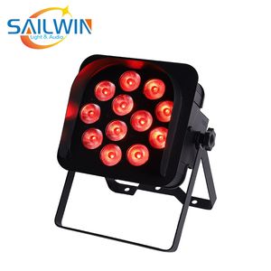 Stage wash light 12x18w 6in1 mobile wifi dmx wireless battery powered reflector par led