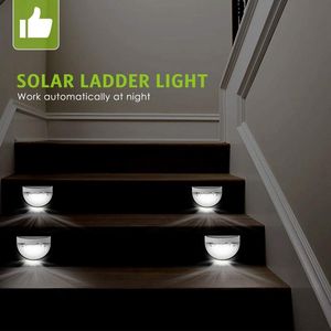 Solar Fence Lights,Decorative Deck Lights,Wireless Waterproof Wall Mount Lights for Patio,Garden Walkway Driveway