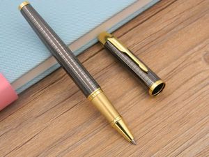 3pc Business Parker IM Gun Ornamento nero Con nuova penna a sfera Roller pezzo d'oro