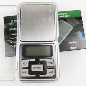 Pocket Scale 200g 0.01g smycken diamantskala Balansskala LCD-skärm med detaljhandel paket redo att skicka