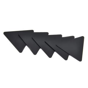 Plastic Black Triangle Pollen Scrapers for Herb Smoking Herb Tobacco Accessories