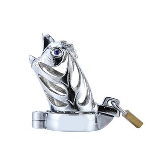 Alloy Lockable Cock Cage Penis Ring Chastity Device Adult Game BDSM Bondage Lock Sex Toys For Men